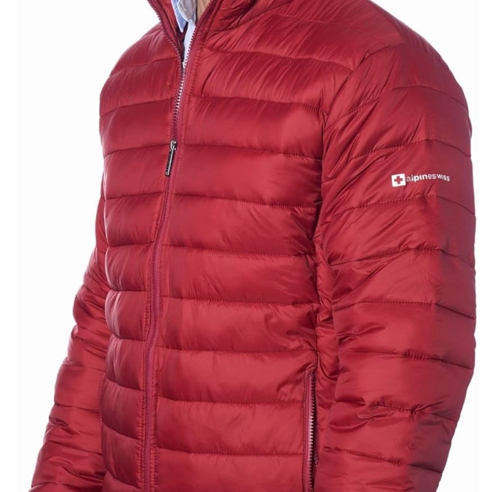 Alpine Swiss Niko Mens Down Alternative Jacket Puffer Coat Packable